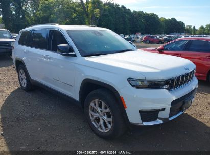 2021 JEEP GRAND CHEROKEE L LIMITED 4X4 White  Gasoline 1C4RJKBG3M8150587 photo #1