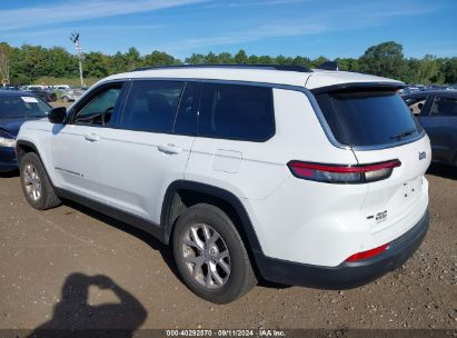 2021 JEEP GRAND CHEROKEE L LIMITED 4X4 White  Gasoline 1C4RJKBG3M8150587 photo #4