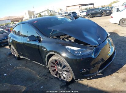 2023 TESLA MODEL Y AWD/PERFORMANCE DUAL MOTOR ALL-WHEEL DRIVE Black  Electric 7SAYGDEF5PF855164 photo #1