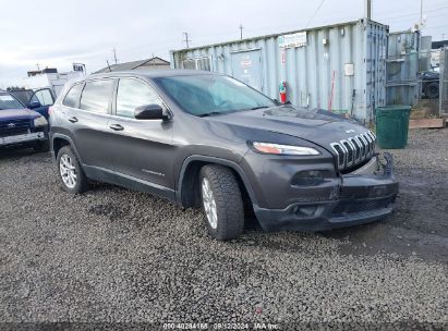 2017 JEEP CHEROKEE LATITUDE FWD Gray  Gasoline 1C4PJLCB6HW526748 photo #1