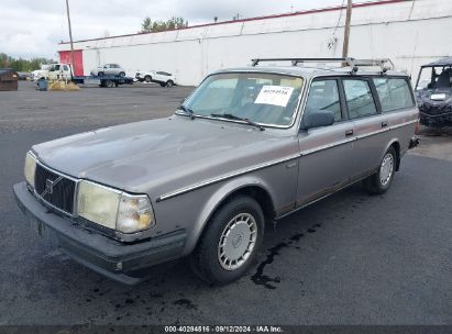 1990 VOLVO 240 DL Gray  Gasoline YV1AA8852L1874858 photo #3