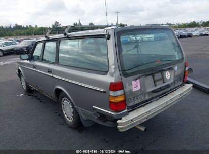 1990 VOLVO 240 DL Gray  Gasoline YV1AA8852L1874858 photo #4