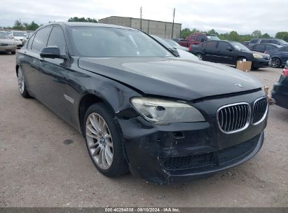 2013 BMW 740LI Black  Gasoline WBAYE4C54DDW22518 photo #1