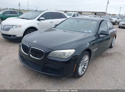 2013 BMW 740LI Black  Gasoline WBAYE4C54DDW22518 photo #3