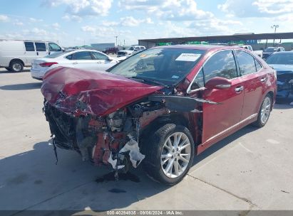 2010 LEXUS HS 250H PREMIUM Red  Hybrid JTHBB1BA9A2026423 photo #3