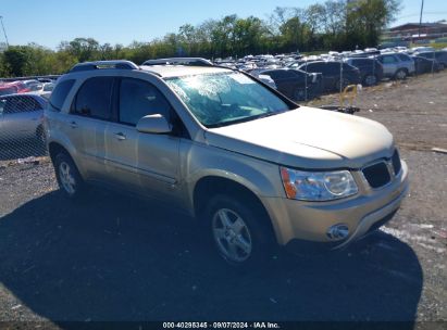 2008 PONTIAC TORRENT Gold  Gasoline 2CKDL33F686038404 photo #1