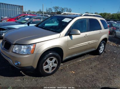 2008 PONTIAC TORRENT Gold  Gasoline 2CKDL33F686038404 photo #3