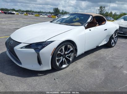 2021 LEXUS LC 500 White  Gasoline JTHKPAAY4MA102270 photo #3