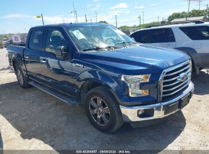 2016 FORD F-150 XLT Blue  Gasoline 1FTEW1C8XGKE93048 photo #1