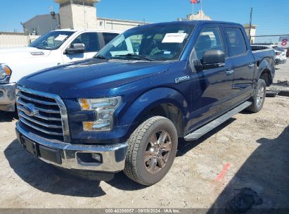 2016 FORD F-150 XLT Blue  Gasoline 1FTEW1C8XGKE93048 photo #3