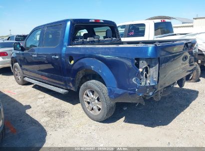 2016 FORD F-150 XLT Blue  Gasoline 1FTEW1C8XGKE93048 photo #4