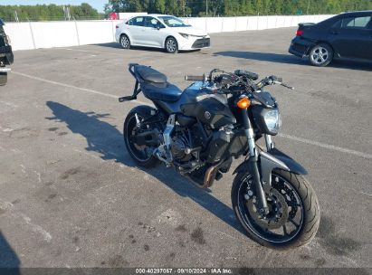 2017 YAMAHA FZ07 Black  Gasoline JYARM06EXHA012463 photo #1