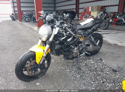 2018 DUCATI MONSTER 821 Yellow  Gasoline ZDMMACLS1JB002007 photo #3