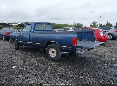 1986 DODGE D-SERIES D200/D250 Blue  Gasoline 1B7KD24W0GS124839 photo #4