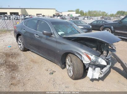 2014 INFINITI Q70 3.7X Gray  Gasoline JN1BY1ARXEM320479 photo #1