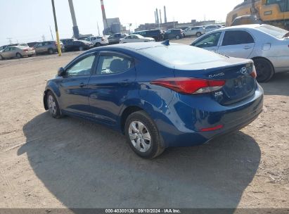 2016 HYUNDAI ELANTRA SE Blue  Gasoline KMHDH4AE2GU514605 photo #4