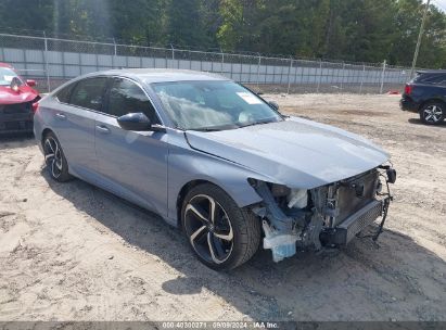 2022 HONDA ACCORD SPORT SPECIAL EDITION Light Blue  Diesel 1HGCV1F41NA053081 photo #1