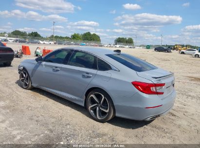 2022 HONDA ACCORD SPORT SPECIAL EDITION Light Blue  Diesel 1HGCV1F41NA053081 photo #4