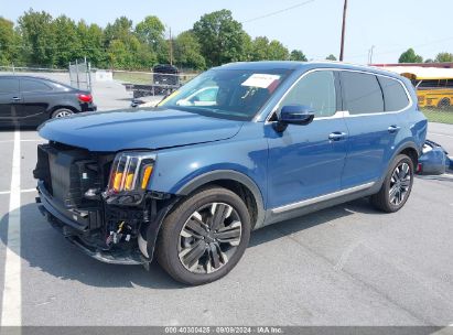 2024 KIA TELLURIDE SX PRESTIGE Blue  Gasoline 5XYP5DGC2RG420387 photo #3