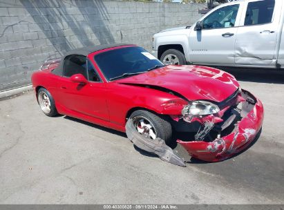 2004 MAZDA MX-5 MIATA CLOTH Red  Gasoline JM1NB353140400627 photo #1