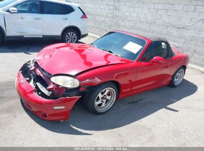 2004 MAZDA MX-5 MIATA CLOTH Red  Gasoline JM1NB353140400627 photo #3