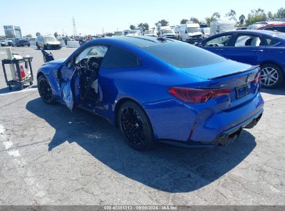 2025 BMW M4 COMPETITION XDRIVE Dark Blue  Gasoline WBS33HK02SCS92664 photo #4