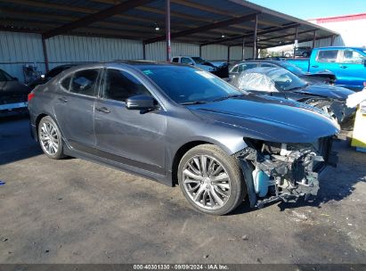 2016 ACURA TLX V6 ADVANCE Gray  Gasoline 19UUB3F75GA002611 photo #1