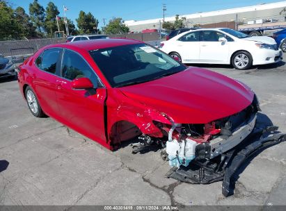 2024 TOYOTA CAMRY LE Red  Gasoline 4T1R11AK9RU224041 photo #1