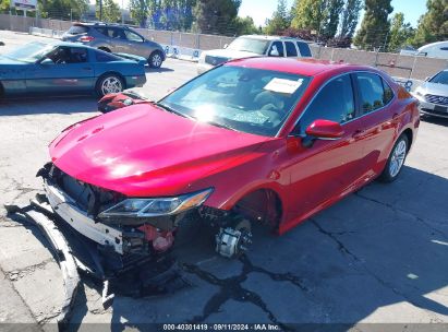 2024 TOYOTA CAMRY LE Red  Gasoline 4T1R11AK9RU224041 photo #3