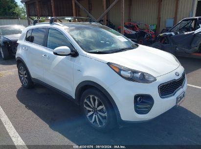 2017 KIA SPORTAGE EX White  Gasoline KNDPNCAC2H7154111 photo #1