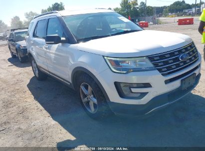 2016 FORD EXPLORER XLT White  Gasoline 1FM5K8DH3GGC80363 photo #1