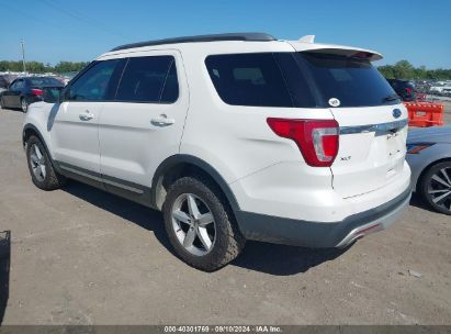 2016 FORD EXPLORER XLT White  Gasoline 1FM5K8DH3GGC80363 photo #4