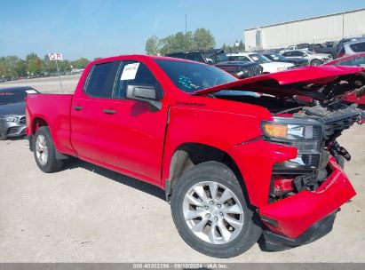 2019 CHEVROLET SILVERADO 1500 CUSTOM Red  Gasoline 1GCRYBEH6KZ405577 photo #1