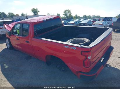 2019 CHEVROLET SILVERADO 1500 CUSTOM Red  Gasoline 1GCRYBEH6KZ405577 photo #4