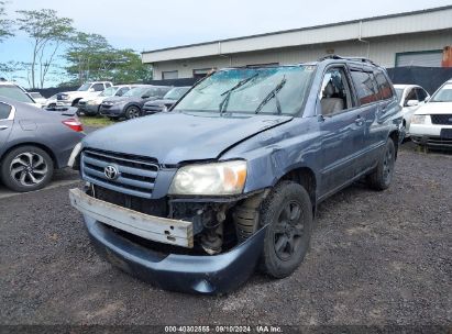 2005 TOYOTA HIGHLANDER LIMITED V6/V6 Blue  Gasoline JTEDP21AX50059169 photo #3