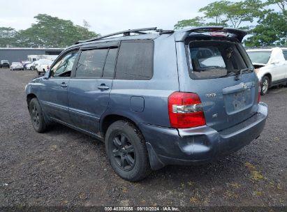 2005 TOYOTA HIGHLANDER LIMITED V6/V6 Blue  Gasoline JTEDP21AX50059169 photo #4