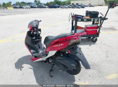 2022 SCOOTER 50CC Red  Other LL0TCKPF3NG001576 photo #4