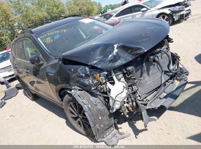 2017 NISSAN ROGUE SV Black  Gasoline 5N1AT2MV2HC822835 photo #1