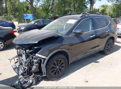 2017 NISSAN ROGUE SV Black  Gasoline 5N1AT2MV2HC822835 photo #3