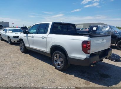 2024 HONDA RIDGELINE TRAILSPORT White  Gasoline 5FPYK3F63RB005757 photo #4