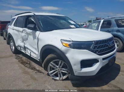 2021 FORD EXPLORER XLT White  Gasoline 1FMSK7DHXMGB59869 photo #1