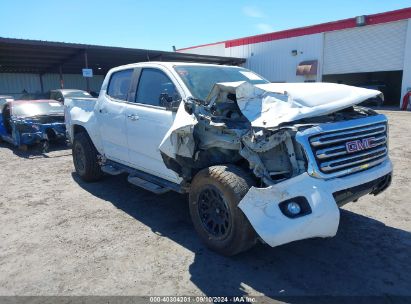 2017 GMC CANYON SLT White  Gasoline 1GTG6DEN7H1244601 photo #1