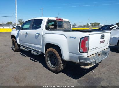 2017 GMC CANYON SLT White  Gasoline 1GTG6DEN7H1244601 photo #4