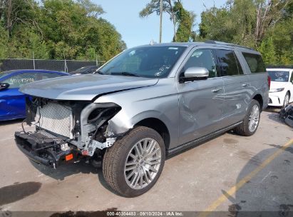 2024 FORD EXPEDITION LIMITED MAX Silver  Gasoline 1FMJK2A88REA31572 photo #3