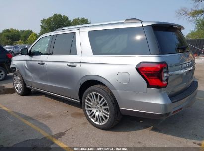 2024 FORD EXPEDITION LIMITED MAX Silver  Gasoline 1FMJK2A88REA31572 photo #4