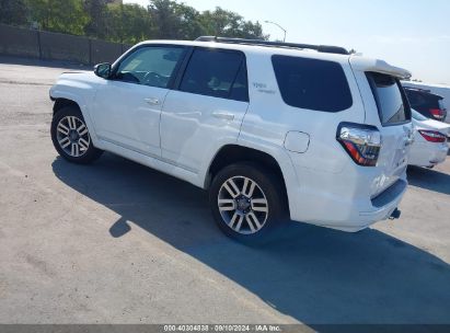 2022 TOYOTA 4RUNNER TRD SPORT White  Gasoline JTEAU5JR7N5262090 photo #4