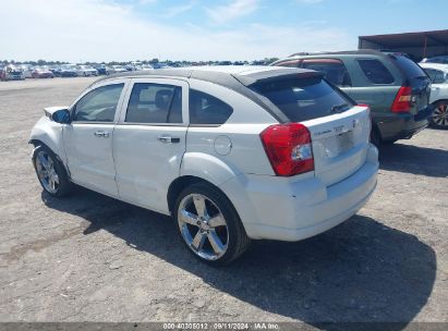 2007 DODGE CALIBER SXT White  Gasoline 1B3HB48B07D301186 photo #4