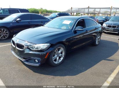 2016 BMW 435I GRAN COUPE Black  Gasoline WBA4B1C58GG241764 photo #3