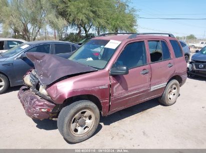 2002 SUZUKI VITARA JLX Burgundy  Gasoline 2S3TD52V126101695 photo #3