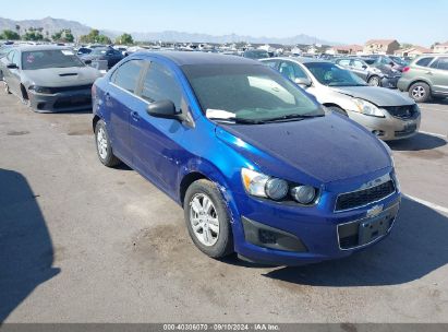 2014 CHEVROLET SONIC LT AUTO Blue  Gasoline 1G1JC5SH1E4176513 photo #1